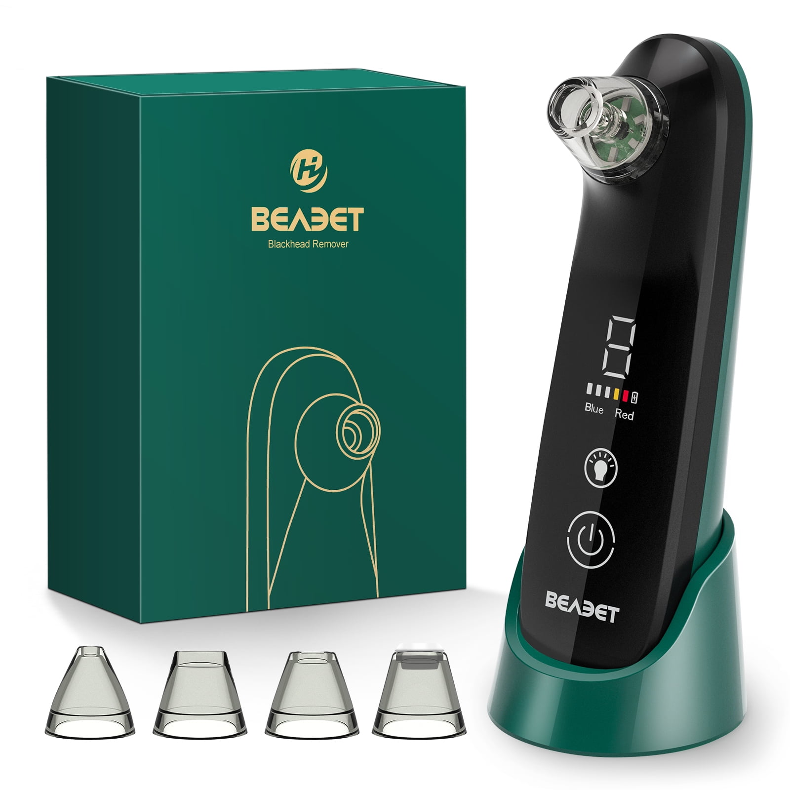 Blackhead Remover Pore Vacuum, LED Screen USB Rechargeable Facial Pore