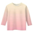 thumbnail image 4 of NOLDARES Girls Athletic Shirts Long Sleeve Active Quick Dry Tops Kids Gym Yoga Tees(Light Pink,3-4 Years), 4 of 5