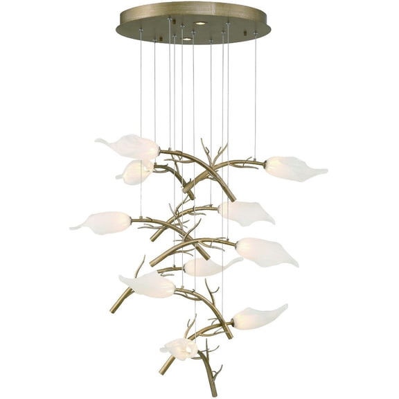 47229-013 Eurofase Lighting Matera - 38W 10 LED Chandelier-96 Inches Tall and 27 Inches Wide