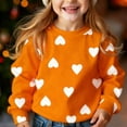 thumbnail image 1 of Blusas y camisas de manga larga con cuello redondo Estampado para niños Estampado de manga larga Casual Suelto Forro polar para mayor calidez Sudadera con capucha de manga larga con cuello redondo par, 1 of 6