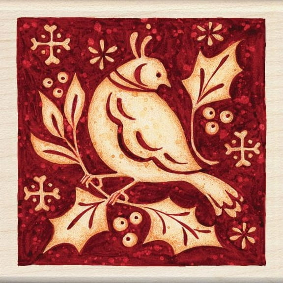 Inkadinkado Inkadinkado Wood Stamp, Partridge