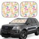 thumbnail image 1 of Fotbe Retro Colorful Butterfly Juego de 2 Piezas de Parasoles para Parabrisas | Bloqueador Solar para Auto | Accesorios Plegables para Protección Solar Interior-Large, 1 of 6