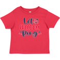thumbnail image 3 of Inktastic 4th of July Let Freedom Ring with Stars Boys or Girls Baby T-Shirt, 3 of 5