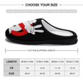 thumbnail image 2 of Ghostbusters Fuzzy Cotton Slippers For Mens Winter Cotton Lightweight Anti-slip Rubber Sole Slippers House Open Back Slippers Closed Toe Slippers, 2 of 9