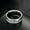 Silver, variant on Mens Titanium Steel Ring Geometric Design 8mm Wide Durable Modern Fashion Jewelry For Everyday Wear Accessory