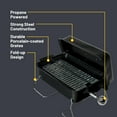 thumbnail image 5 of Portable Convective 1-Burner Stainless Steel Propane Gas Grill - 465133010, 5 of 10