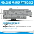 thumbnail image 5 of Leader Accessories 90103006 Easy Setup RV Trailer Cover Fits 33'-37',Grey, 5 of 5