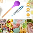 thumbnail image 5 of 2 Pcs Non - stick Heat Resistant Kitchen Utensils Set with Wooden Handle - for Home or Picnic Cooking, 5 of 5