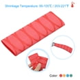 thumbnail image 3 of Uxcell Couteau de Coupe Manche Rétractable Antidérapant, Motif Ovale Rouge/jaune/bleu/vert 2.2"x4.9", 3 of 6