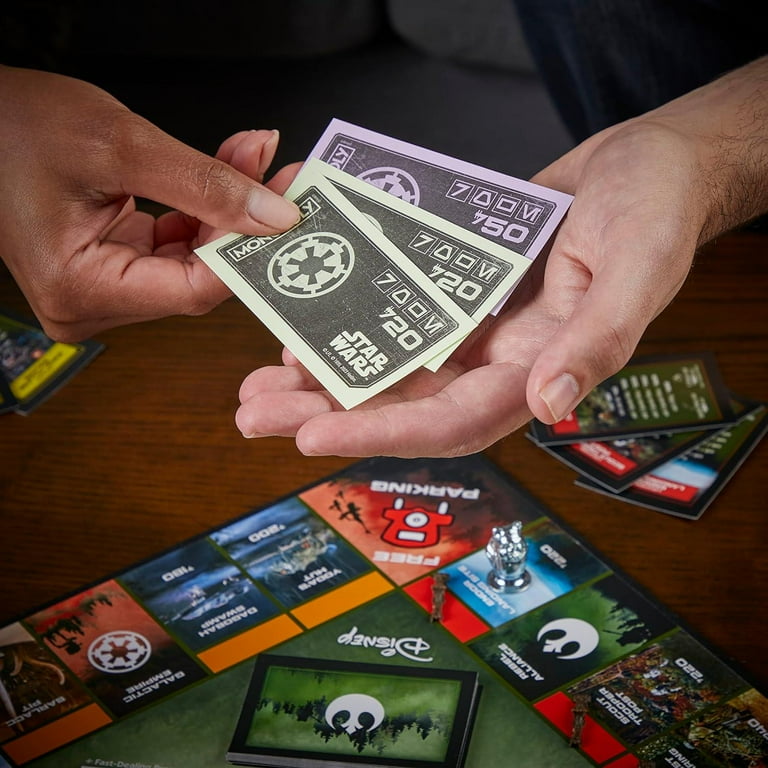 Hasbro Monopoly Star Wars Return of The Jedi Board Game, Plastic Hasbro Monopoly Star Wars Return of The Jedi Board Game, Plastic