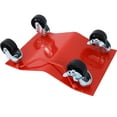 thumbnail image 3 of Heavy Duty Car Dolly Set, 4 Tire Wheel Dolly Stakes, 6000lbs Capacity, Red, Garage Professional Use, 3 of 12