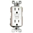 thumbnail image 1 of Leviton Gfnt1-W Leviton Smartlockpro Réceptacle Duplex Résidentiel 2 Pôles avec Led Nema Blanc 5-15R 125 Volts 15 Ampères, 1 of 4