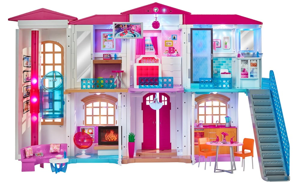 Casa De Barbie Juegos Casas Di Barbies Dreamhouse Play Set Doll Futniture Girl