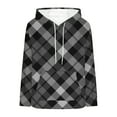 thumbnail image 5 of Ailaofu Plaid Hoodies for Women Oversized Long Sleeve Color Block Buttery Soft Pullover Loose Fit Fall Outfit for All Styles, 5 of 5