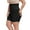 1- Black, variant on MANIFIQUE Plus Size Shapewear Tummy Control High Waisted Girdle Body Shaper Shorts Thigh Slimming
