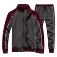 thumbnail image 1 of Men Sweat Suit Casual Full Zip Warm, 1 of 1