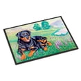 thumbnail image 1 of "Caroline's Treasures 7141JMAT Rottweiler Tapete para interior o exterior, 24" x 36 ", multicolor Caroline's Treasures 7141JMAT, 1 of 1