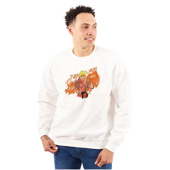 Street Fighter Ken 90s Vintage Gamer Sweatshirt for Men or Women Brisco Brands M