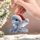 thumbnail image 3 of Diamond Crystal Critter Acrylic Keychain Pendant Car Interior Decorations Christmas Ornament Hanging Sign for Holiday Party Gift, 3 of 6