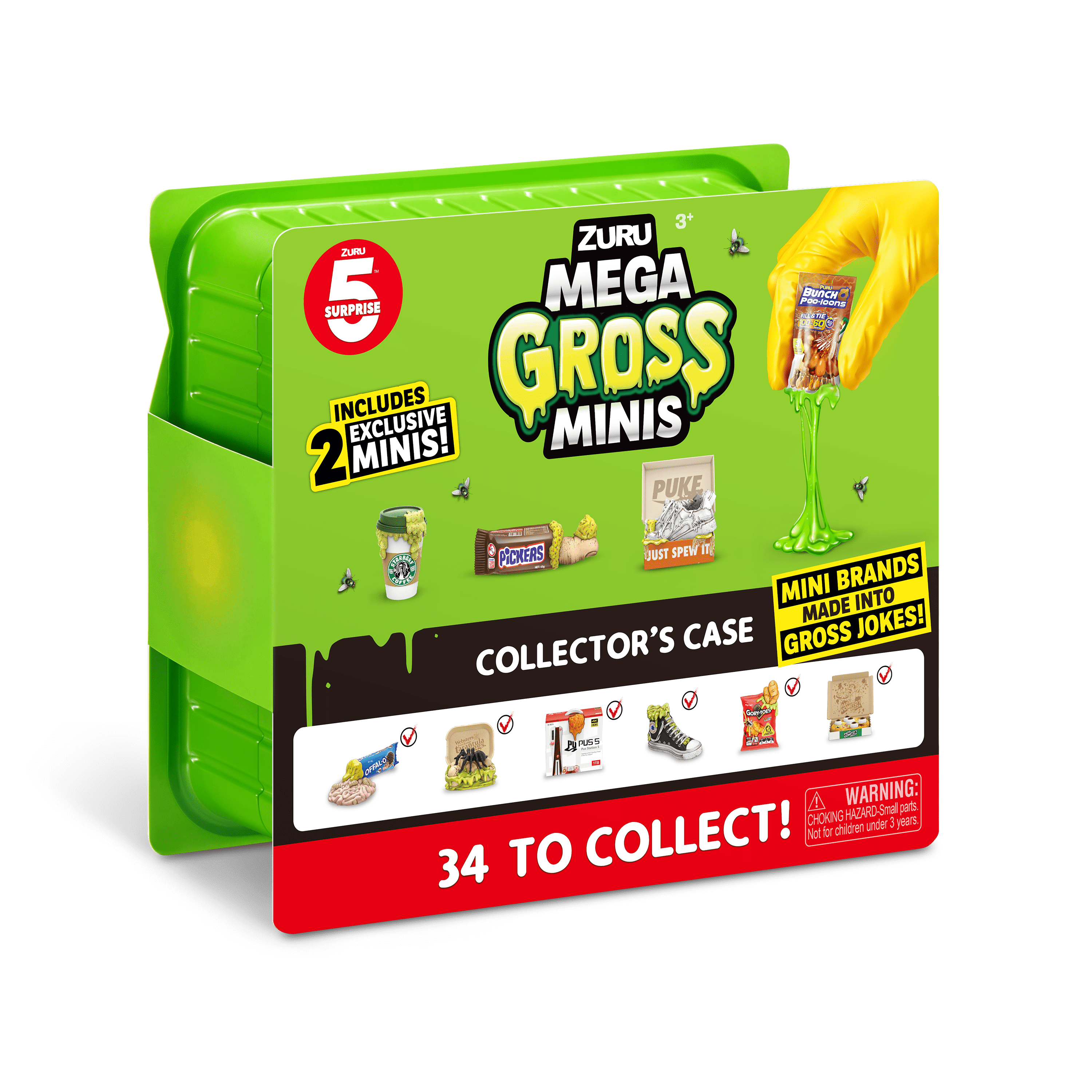 5 Surprise Mega Gross Minis Collector's Case by ZURU