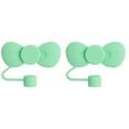 thumbnail image 2 of Noothes Closure Bags,Boxes 2 Pcs Cute Bow Covers Cap Toppers Tips Compatible With 40/30 Oz Tumbler Cups Reusable Cute Silicone Lids Protectors For 0.4 In/10mm Ley Cups Accessories, 2 of 4