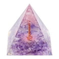 thumbnail image 1 of Ornamento de Cristal, Piedra Fragmentada, Pila Energética, Estilo Natural, Crystal Crushed Stone Energy Tower, Decoración de Interior, para Salón, con Base de Madera, Material de Cristal,, 1 of 9