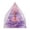 B, variant on A Natural Crystal Stone Orgone Pyramid Energy Tower For Home Decor Meditation Spiritual Healing Chakra Balancing Design A 1.97X1.97X1.97 Inch