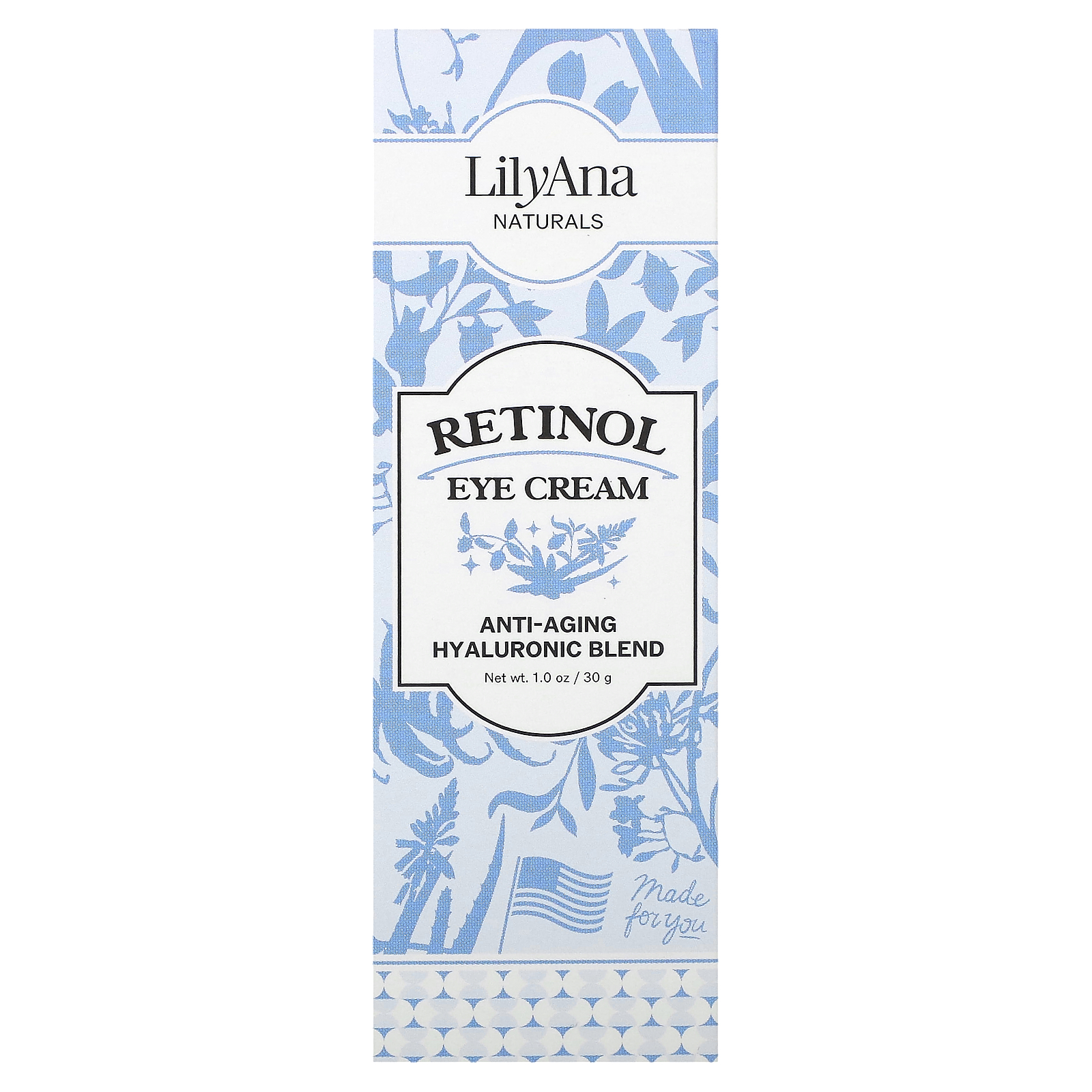 Lilyana Naturals Retinol Eye Cream, 1 oz (30 g)
