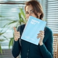 thumbnail image 6 of Ring Binder Notebook, Blue, 1 Count, Refillable 3-Ring Notebook with Lined Paper, Durable Binder Cover for Office Home Note-Taking Organization, 6 of 6