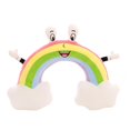 thumbnail image 1 of Almohada en forma de U con dibujos de arcoíris, soporte para el cuello, almohada colorida para niños, coche, avión, siesta de viaje, 1 of 5