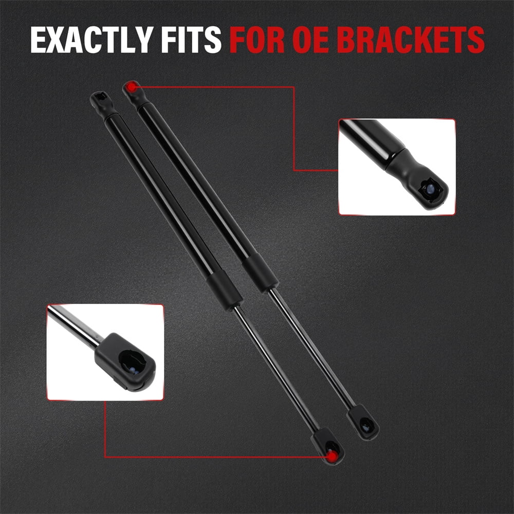 LOUVEROLA Front Hood Lift Supports Shock Struts 2Pcs – 654701AA0A, 654711AA0A Compatible with Nissan Murano 2009-2014 – Secure Performance