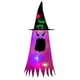 thumbnail image 1 of Yuarrent Sombrero de resplandeciente Sombrero de con luces LED de Halloween para decoración de fiestas en interiores y exteriores Kits de decoración para fiestas No.6, 1 of 6