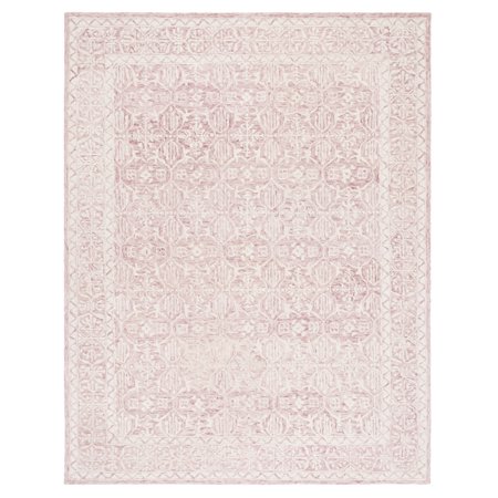 5' x 8', SAFAVIEH Metro MET903U Handmade Dark Pink / Ivory Rug