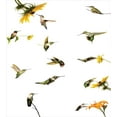 thumbnail image 3 of Ambesonne Hummingbirds Duvet Cover Set, Hummingbird Sunflowers, 2-Calking, Green Yellow Beige, 3 of 3