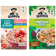 thumbnail image 4 of Quaker Fruit & Cream Instant Oatmeal Variety (8ct/9.8oz) + Quaker Instant Oatmeal Dinosaur Eggs Brown Sugar (8ct), 4 of 4