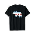 thumbnail image 1 of Chicago Bear Flag T-Shirt – Retro City Pride Tee – Soft Cotton Fabric, 1 of 6