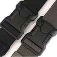 thumbnail image 6 of TEAJOPSUU Men's Lightweight-Duty Nylon Belt with Quick Release Plastic Buckle- Adjustable Utility Belt for Outdoor Work Hiking Cargo Pants Trim to Fit Dark Gray, 6 of 7