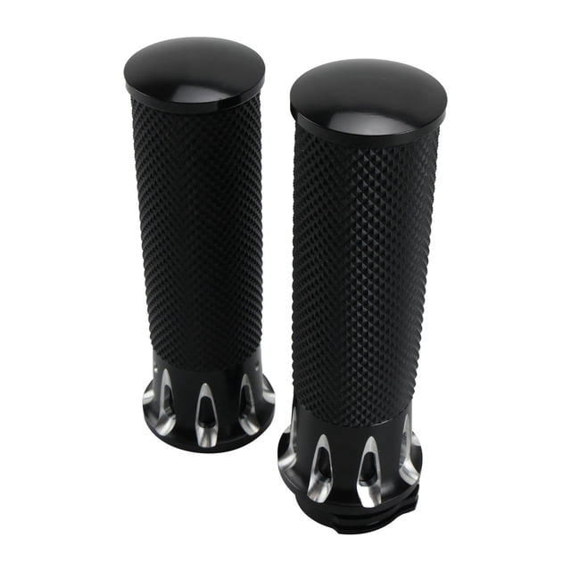 Puño Modelo 008 Negro/Aluminio Set Choppers 1 Pulgada