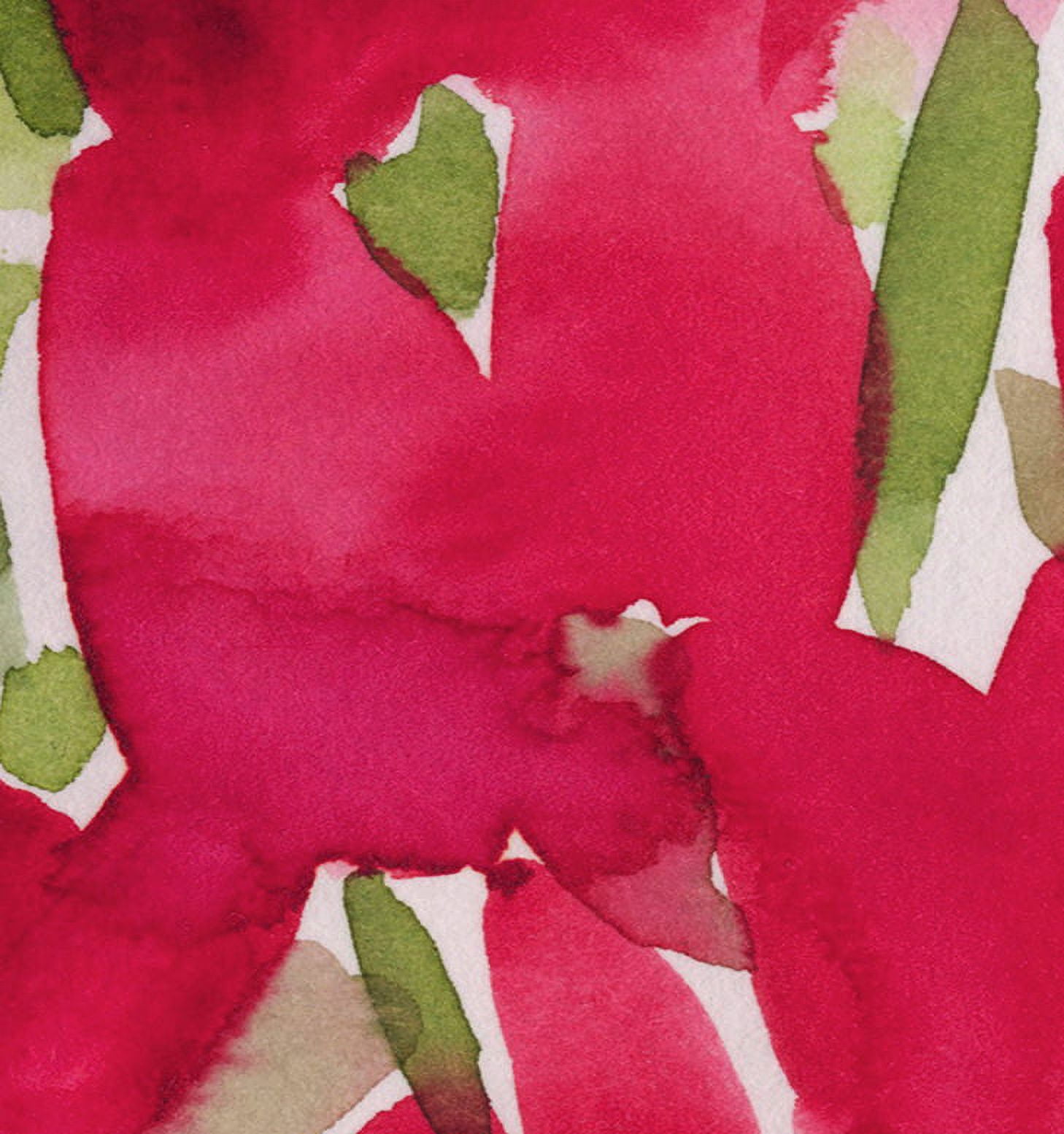 Simply Daisy's Tulip Blossom 18x14 inch Pink Floral Print Placemat (Set of Four)
