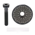 thumbnail image 2 of Tapa de Auriculares de Aleación Ti Ligero, Cubierta del Vástago de 28.6 mm para bicicleta de Montaña con tornillos procesados ​​cnc para una instalación más suave,, 2 of 7
