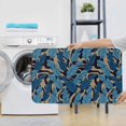thumbnail image 7 of Bathroom Rugs Sets 3 Piece - blue leaves A Absorbent Non Slip Bath Mats, U-Shape Toilet Lid Cover, Contour Mat, Soft Washable Shower Mats Bath Rug Mat for Bathroom Tub Toilet, 7 of 7