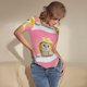 thumbnail image 3 of Fotbe A Funny Cat Body de Mujer con Cuello Redondo y Mangas Cortas, Sin Mangas Ajustado, Suave, Cómodo y Básico-XX-Large, 3 of 7