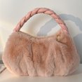 thumbnail image 1 of Bolso para teléfono móvil para mujer, Bolso suave para llaves y monedas, bonita con asa tejida, Bolso para citas diarias, 1 of 7