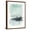 Brown Frame, variant on Art.com Teal Moor II Art Print by Jennifer Goldberger, 12" x 16"