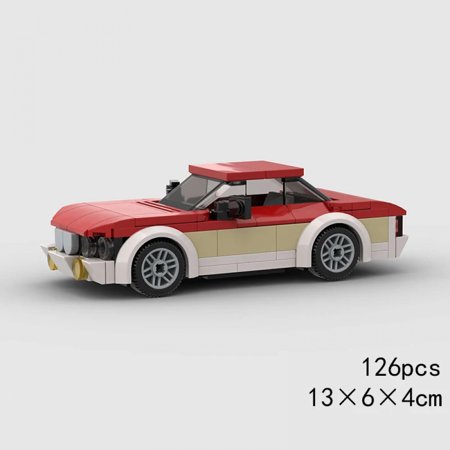 MOC Car M3 M4 GTR RX-7 S13 Classical Speed Champions Super Race F1 Vehicle Model Building Block Racing Rally Toy City Technical