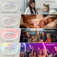 thumbnail image 4 of 20" Ceiling Fan RGB color lights 3 color temperature 6-speed adjustable Reversible, 4 of 7