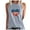 Gray, variant on 4th of July Tank Tops For Women Summer American Flag Graphic Patriotic Sexy Crop Tops Crewneck Sleeveless Vest Shirt