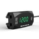 thumbnail image 1 of Speravity Voltímetro de motocicleta LED IP67 Medidor de voltaje de CC Fijación portátil Probador electrónico Reloj Voltímetro Luz verde al aire libre Type3 NO3 Speravity VI015625-03, 1 of 6