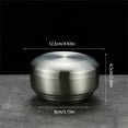 thumbnail image 5 of CIYISON Rustproof Double Walled Kitchen Rice Bowl For Freshnesses Meal Prepping Solution, 5 of 10