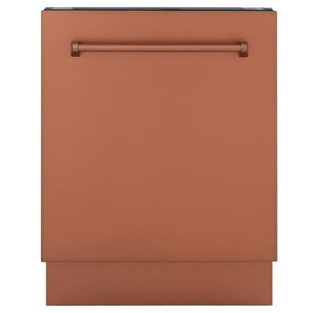 ZLINE 24" Tallac Series 3rd Rack Tall Tub Dishwasher in Copper with Stainless Steel Tub, 51dBa (DWV-C-24)